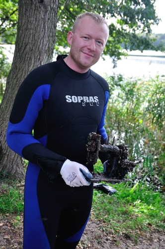 Piła: Sprzątanie jeziora Środkowego - FILM I ZDJĘCIA