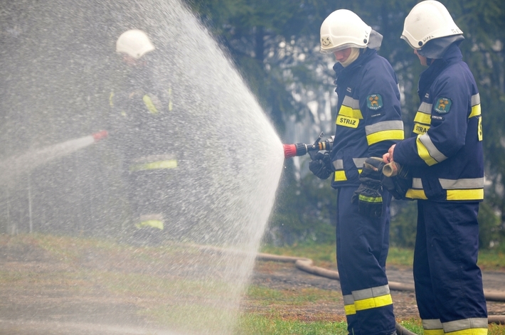 Cekcyn: Ćwiczenia OSP w ośrodku 