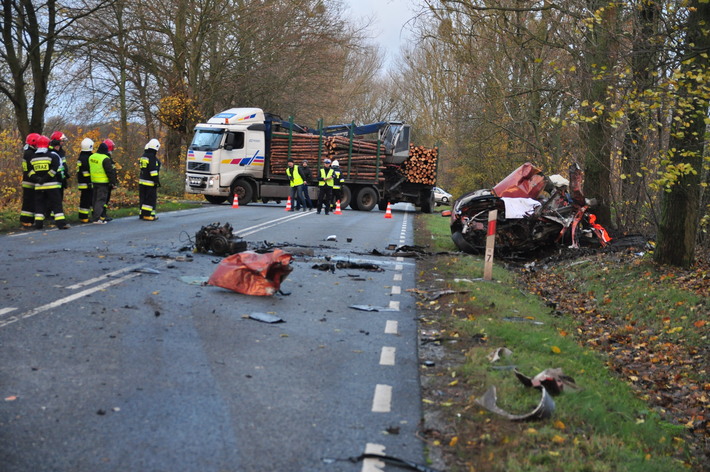 Tuchola-Chojnice: Śmiertelny wypadek za Piastoszynem - ZDJĘCIA
