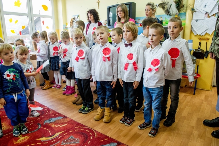 Tak przedszkolacy z Cekcyna uczcili Święto Niepodległości - GALERIA ZDJĘĆ
