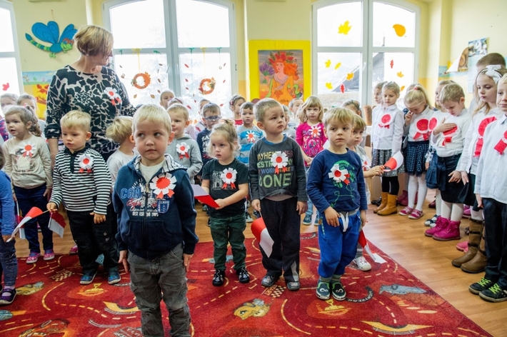 Tak przedszkolacy z Cekcyna uczcili Święto Niepodległości - GALERIA ZDJĘĆ