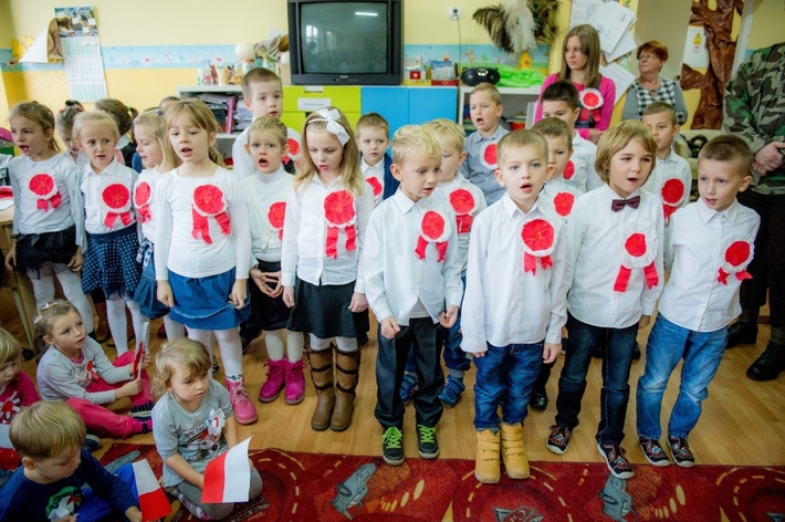 Tak przedszkolacy z Cekcyna uczcili Święto Niepodległości - GALERIA ZDJĘĆ