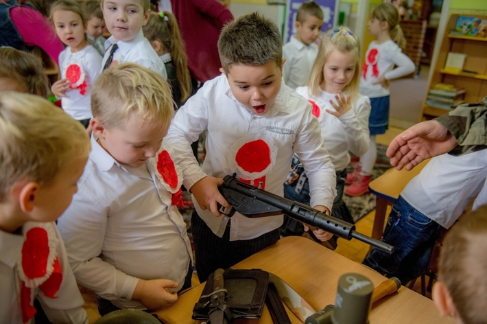 Tak przedszkolacy z Cekcyna uczcili Święto Niepodległości - GALERIA ZDJĘĆ