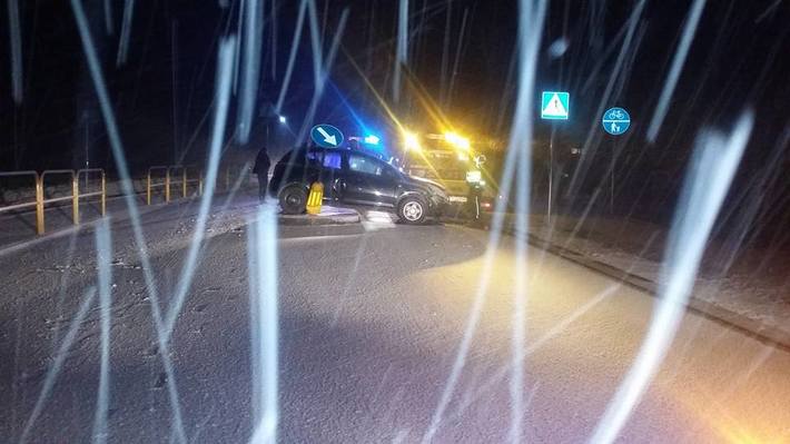 Kolizja na trasie Śliwice-Lińsk. Co jest nie tak z tą wysepką? - ZDJĘCIA
