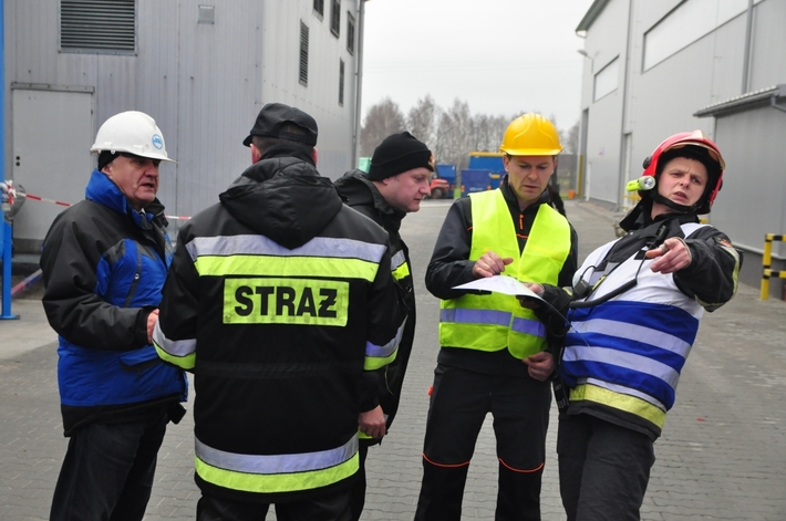 Bysław: Akcja w firmie Kiedrowskiego - ZDJĘCIA