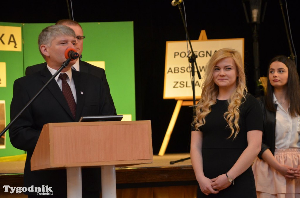 Pożegnanie absolwentów Zespołu Szkół Licealnych i Agrotechnicznych w Tucholi