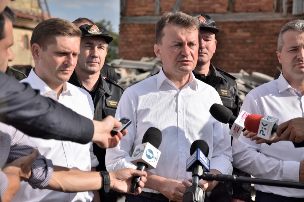 Błaszczak i Kownacki w Wielkiej Kloni
