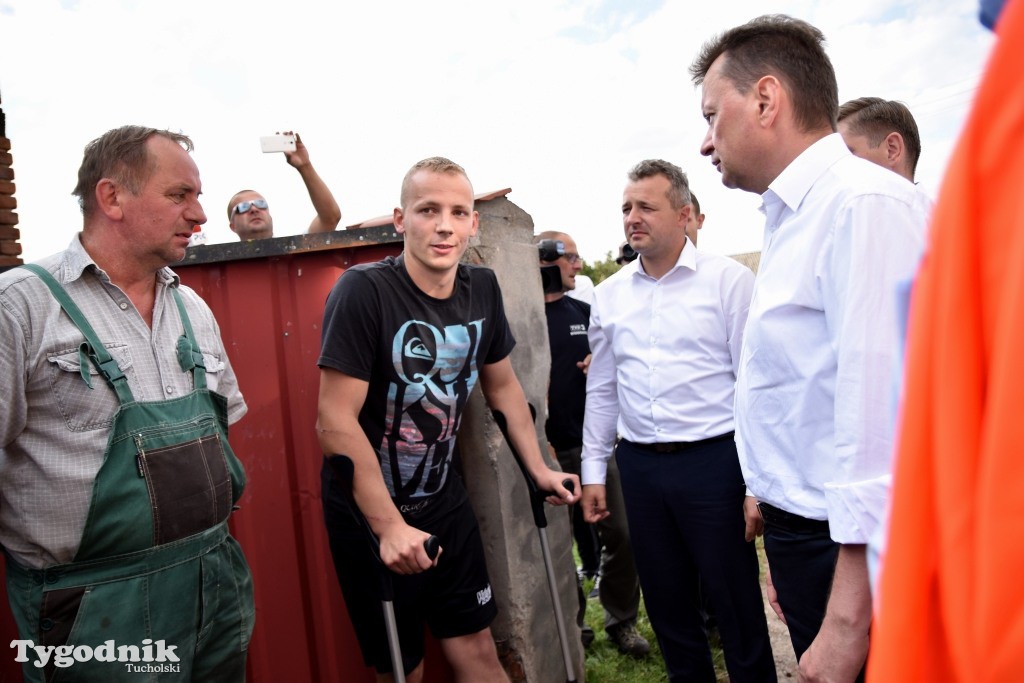 Błaszczak i Kownacki w Wielkiej Kloni