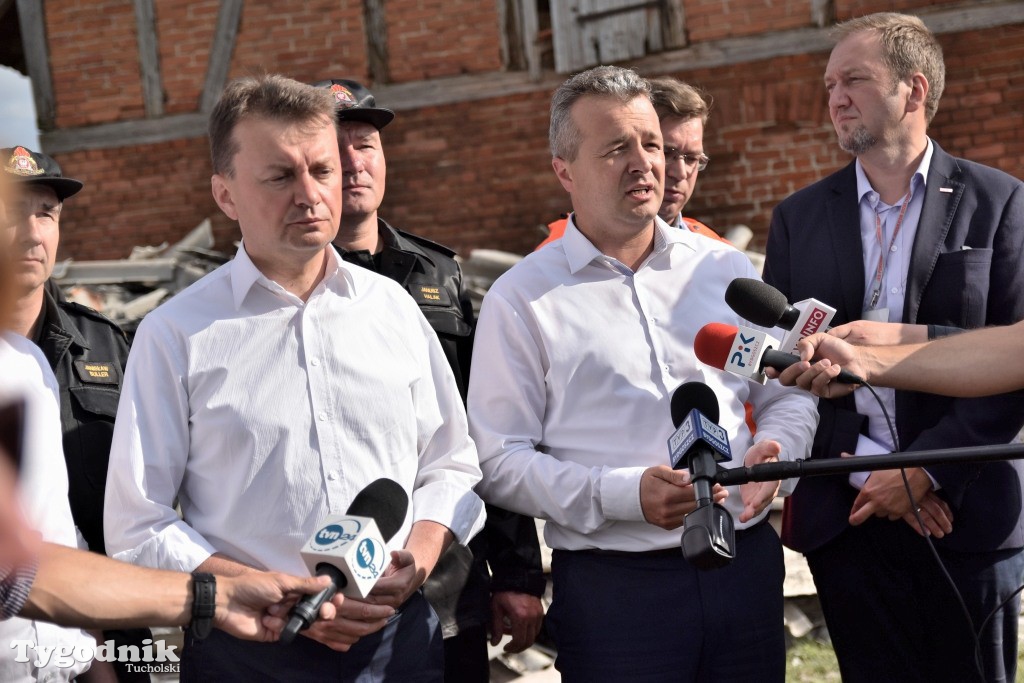 Błaszczak i Kownacki w Wielkiej Kloni