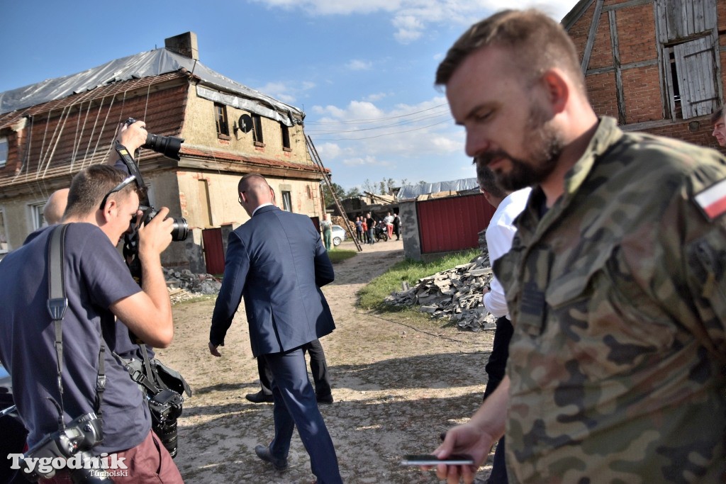 Błaszczak i Kownacki w Wielkiej Kloni