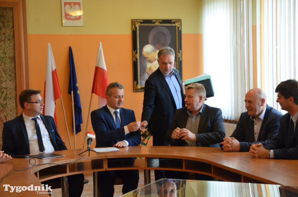 Przekazanie promesy dla Gostycyna