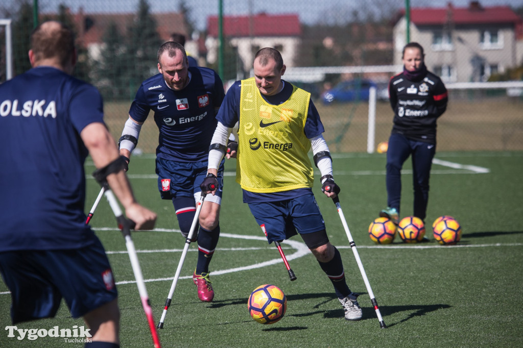 Kadra Polski ampfutbolu w Cekcynie