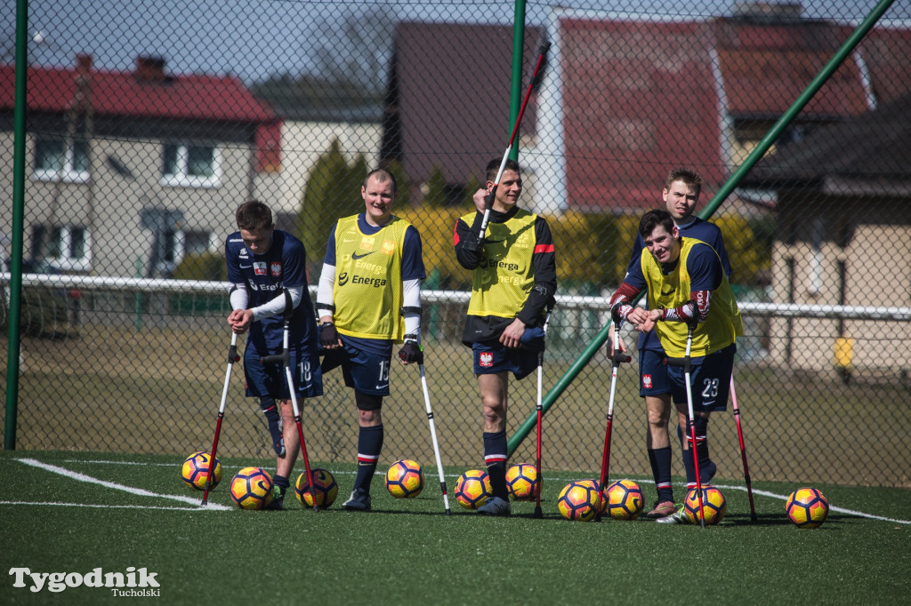 Kadra Polski ampfutbolu w Cekcynie