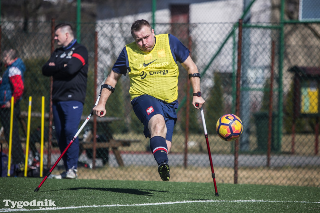 Kadra Polski ampfutbolu w Cekcynie