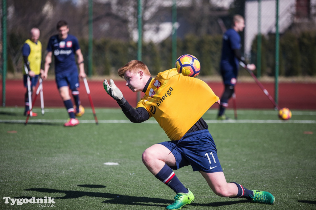 Kadra Polski ampfutbolu w Cekcynie