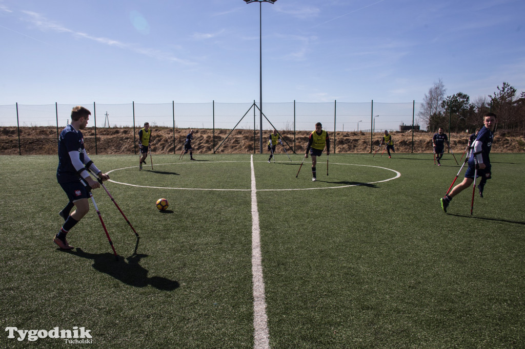 Kadra Polski ampfutbolu w Cekcynie