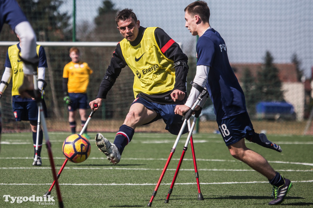 Kadra Polski ampfutbolu w Cekcynie