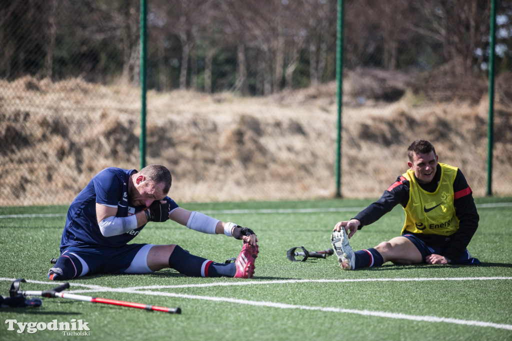 Kadra Polski ampfutbolu w Cekcynie