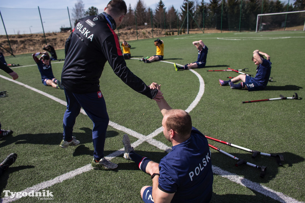 Kadra Polski ampfutbolu w Cekcynie