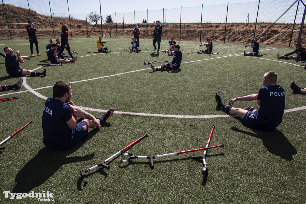 Kadra Polski ampfutbolu w Cekcynie