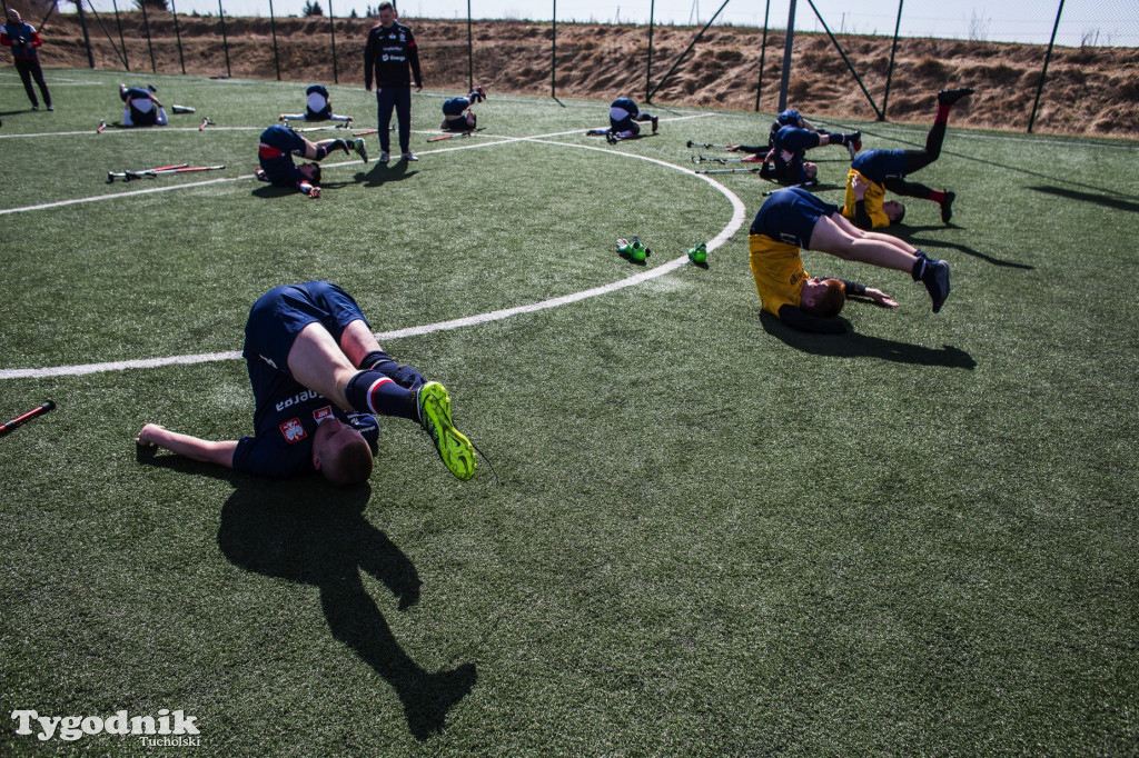 Kadra Polski ampfutbolu w Cekcynie