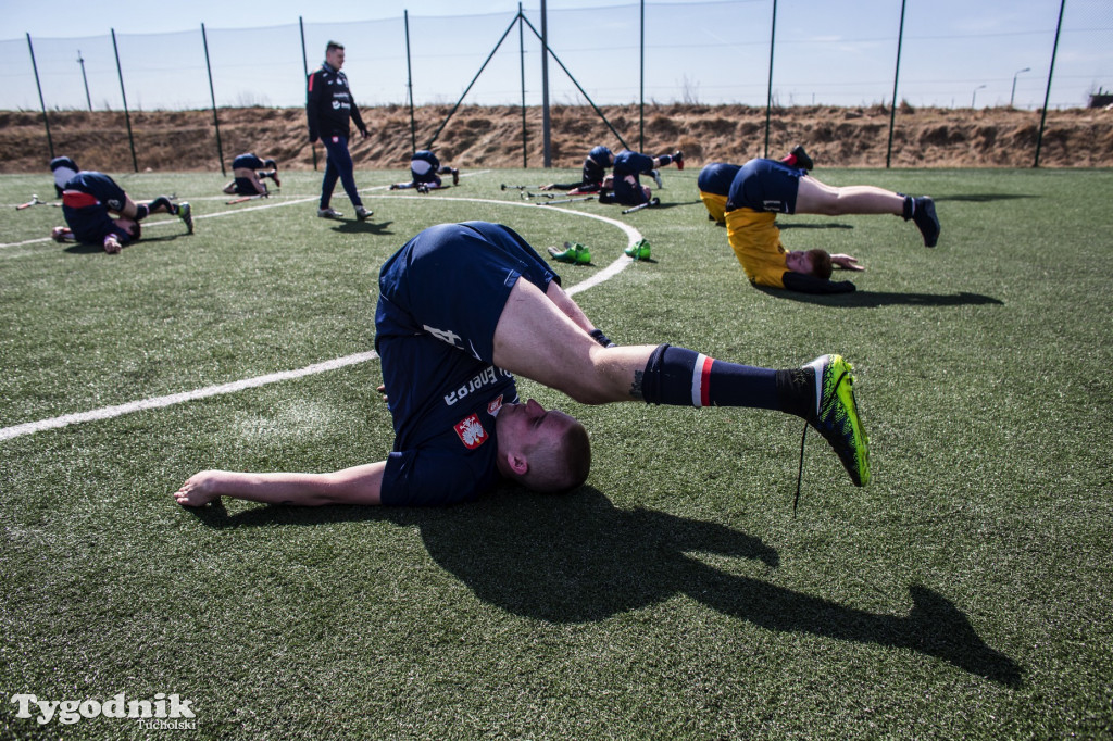 Kadra Polski ampfutbolu w Cekcynie