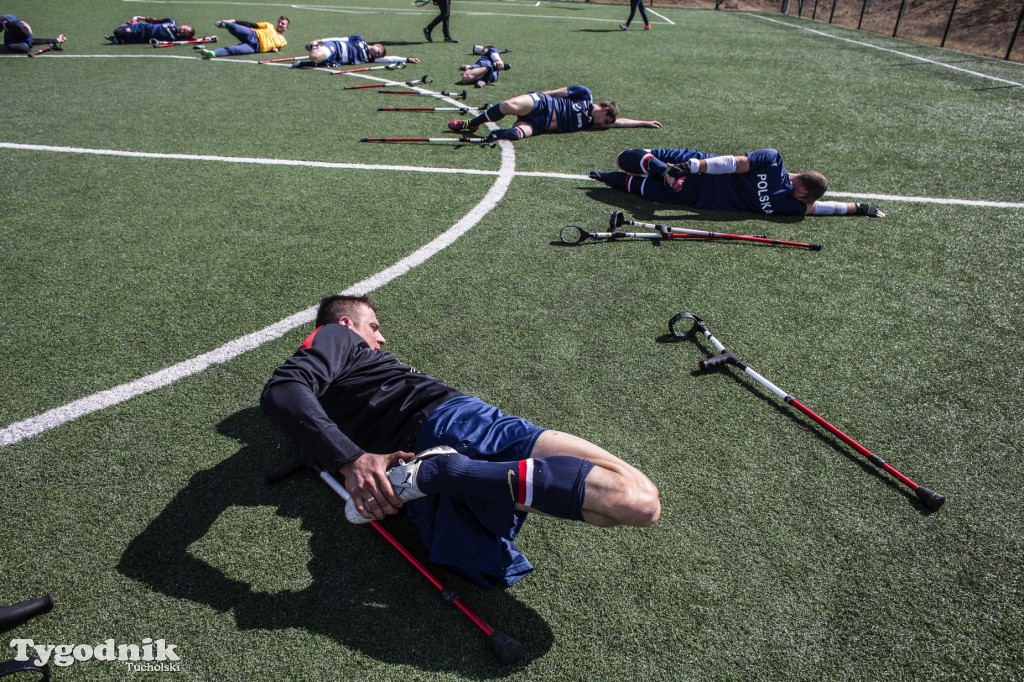 Kadra Polski ampfutbolu w Cekcynie