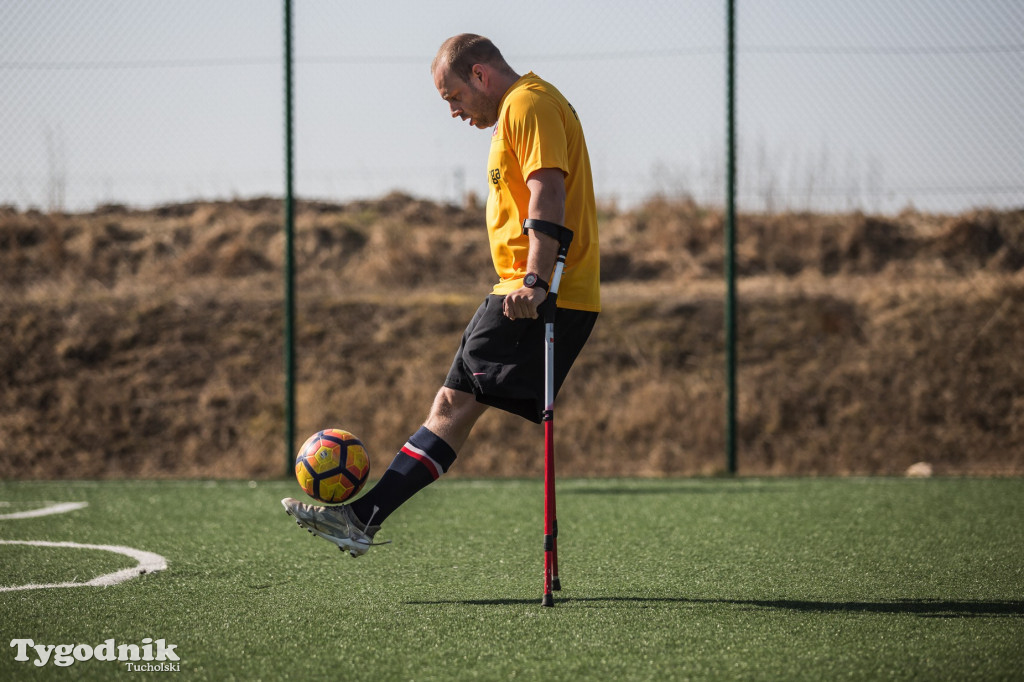 Kadra Polski ampfutbolu w Cekcynie