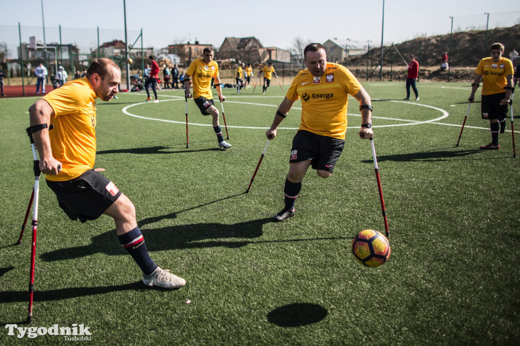 Kadra Polski ampfutbolu w Cekcynie