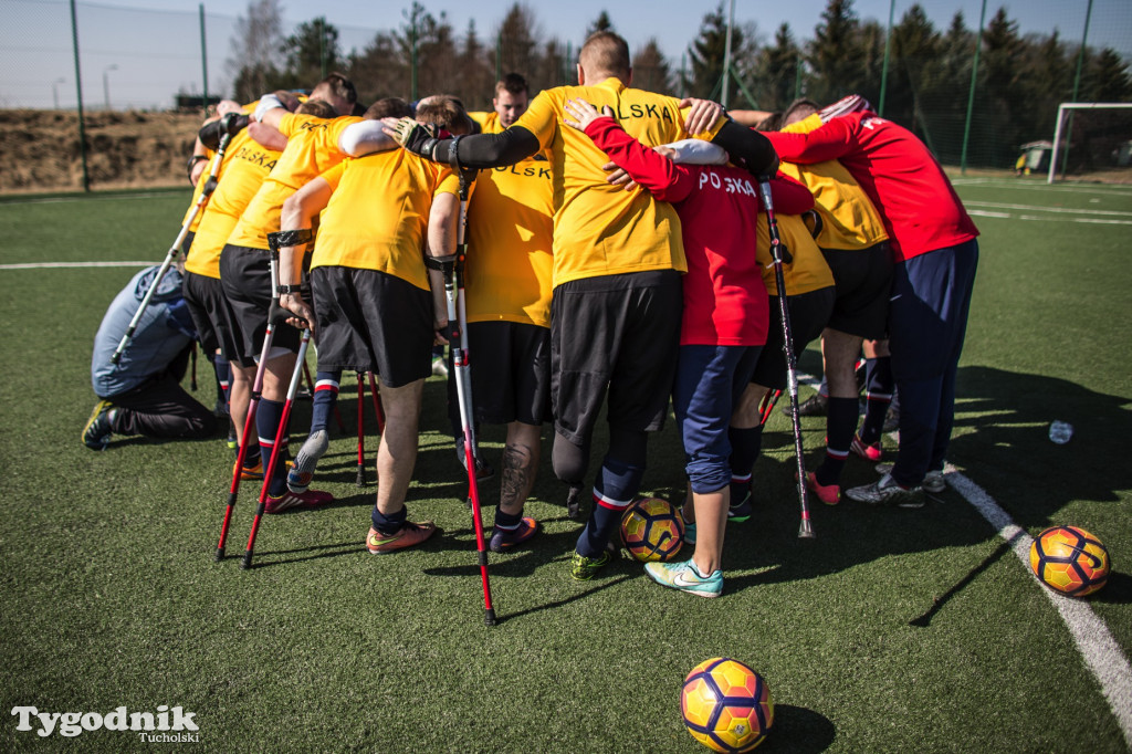 Kadra Polski ampfutbolu w Cekcynie