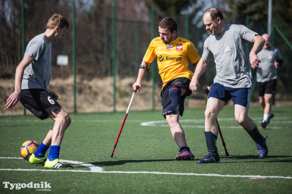 Kadra Polski ampfutbolu w Cekcynie