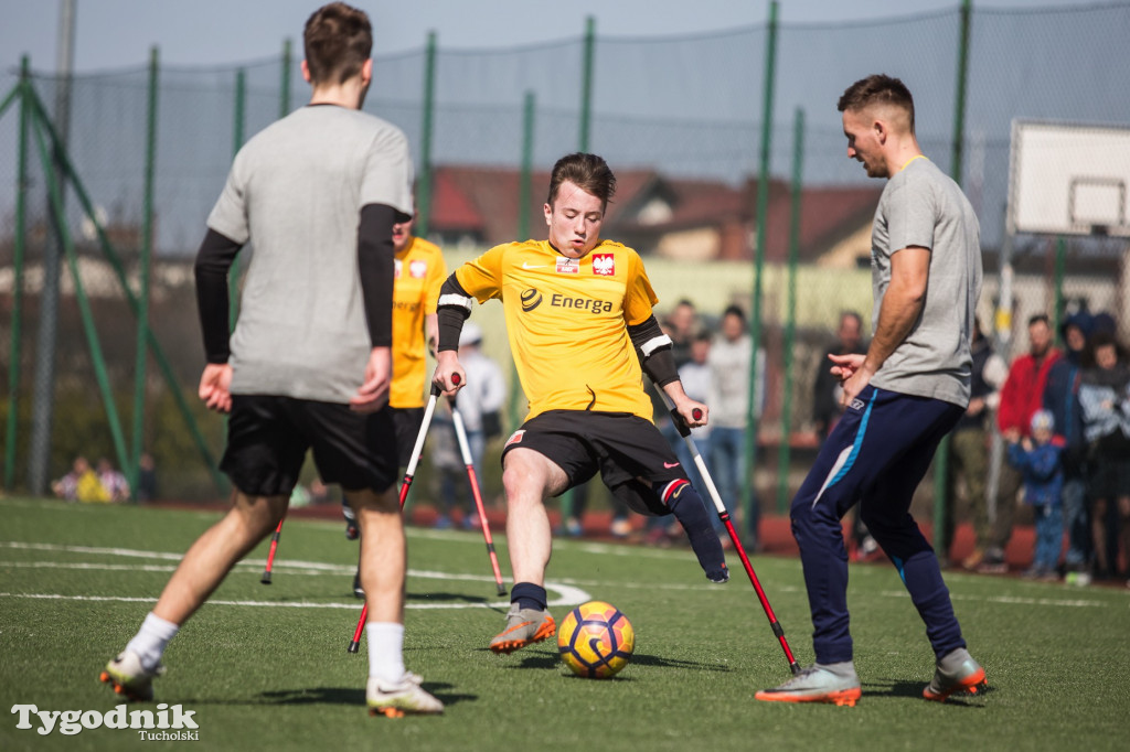 Kadra Polski ampfutbolu w Cekcynie