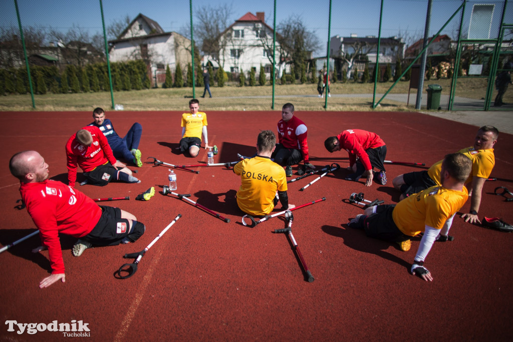 Kadra Polski ampfutbolu w Cekcynie