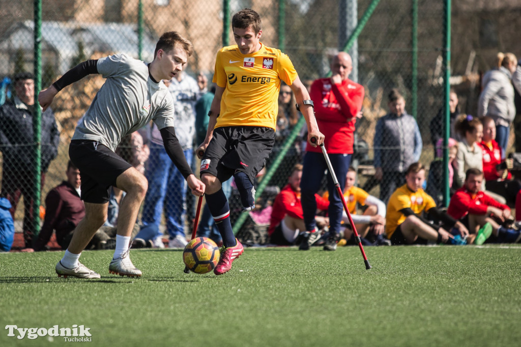 Kadra Polski ampfutbolu w Cekcynie