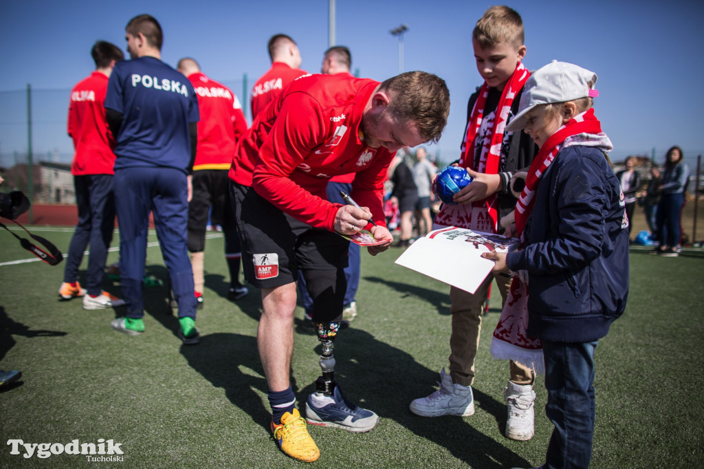 Kadra Polski ampfutbolu w Cekcynie