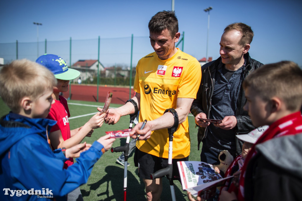 Kadra Polski ampfutbolu w Cekcynie