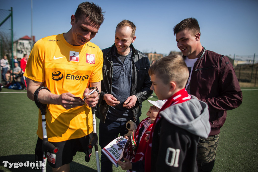 Kadra Polski ampfutbolu w Cekcynie