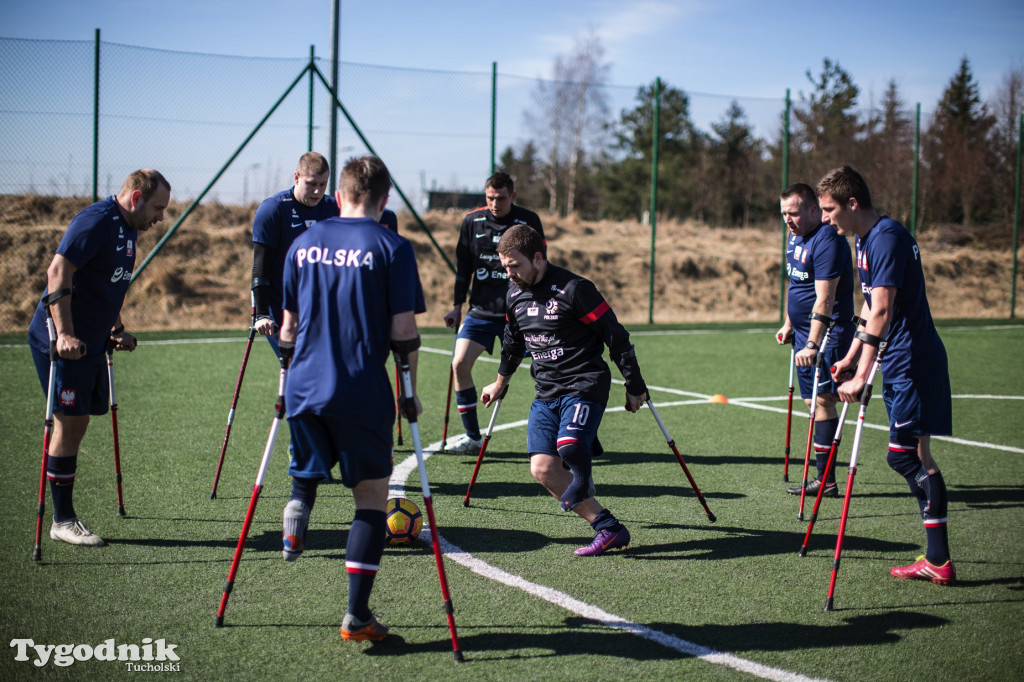 Kadra Polski ampfutbolu w Cekcynie