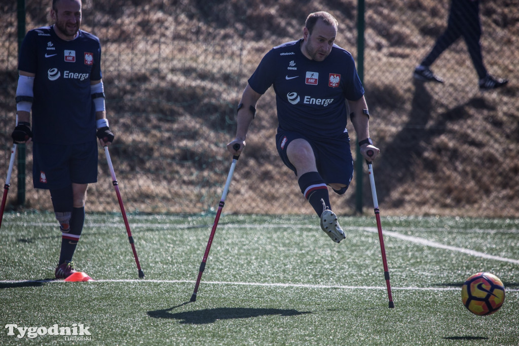 Kadra Polski ampfutbolu w Cekcynie