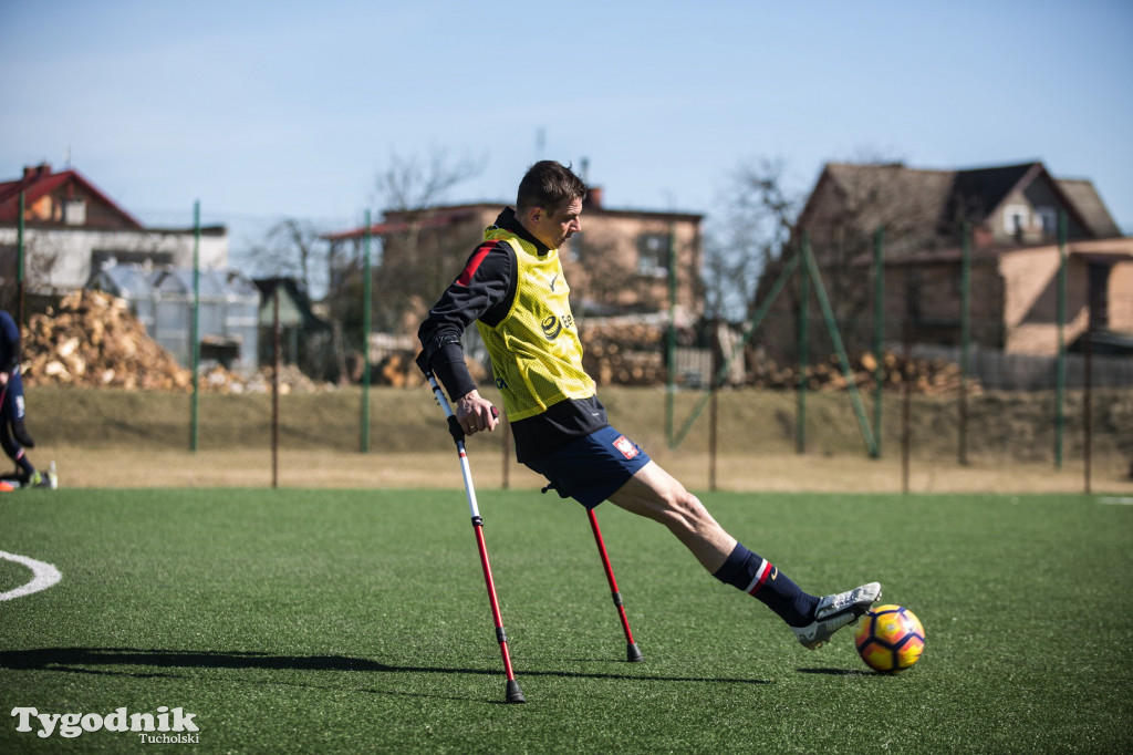 Kadra Polski ampfutbolu w Cekcynie