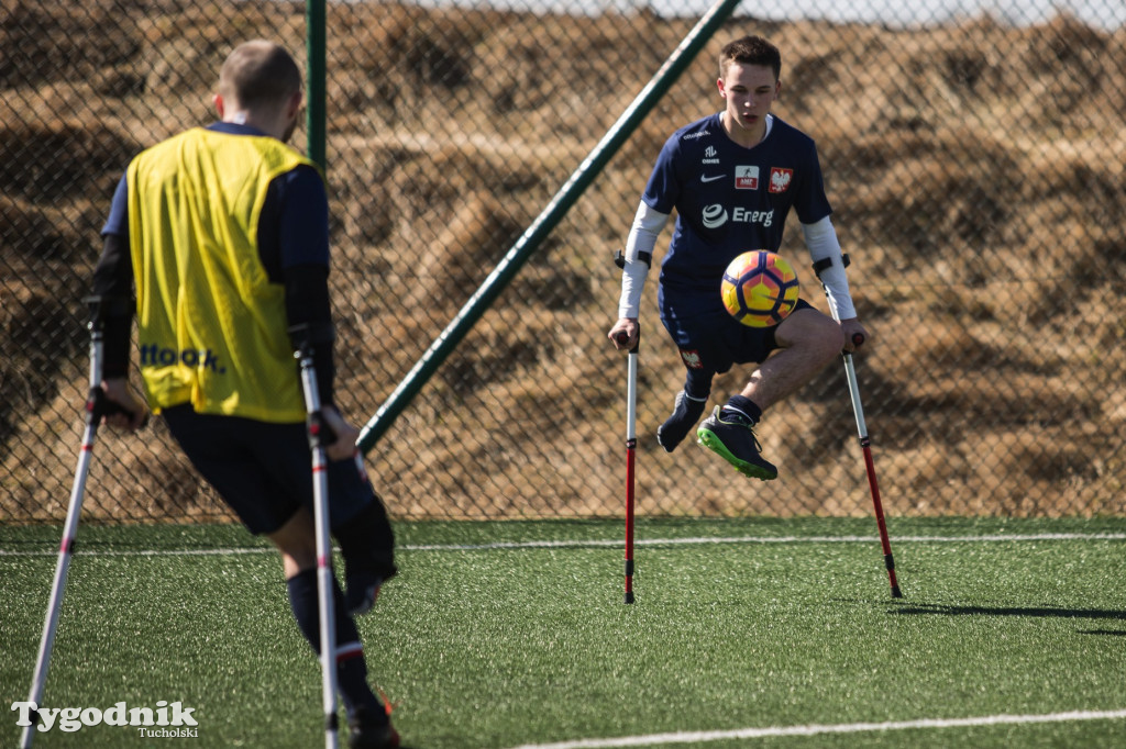 Kadra Polski ampfutbolu w Cekcynie