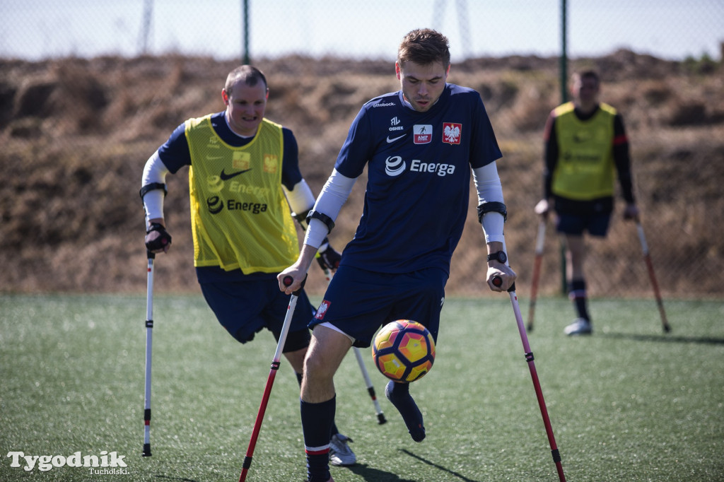 Kadra Polski ampfutbolu w Cekcynie