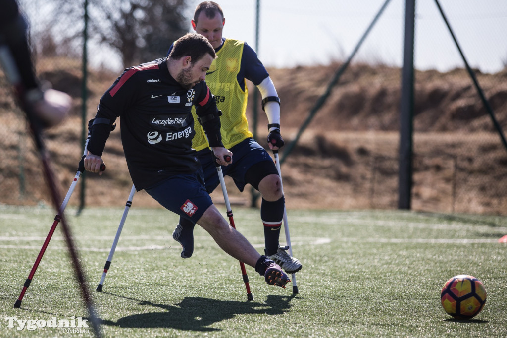 Kadra Polski ampfutbolu w Cekcynie