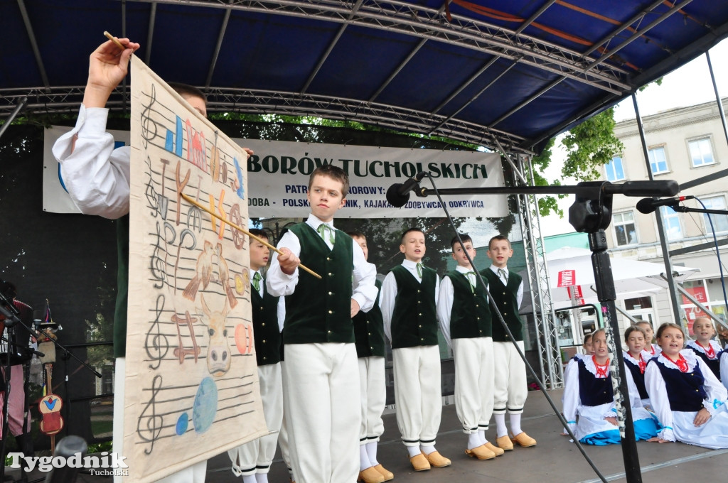 Międzynarodowy koncert na rynku w Tucholi