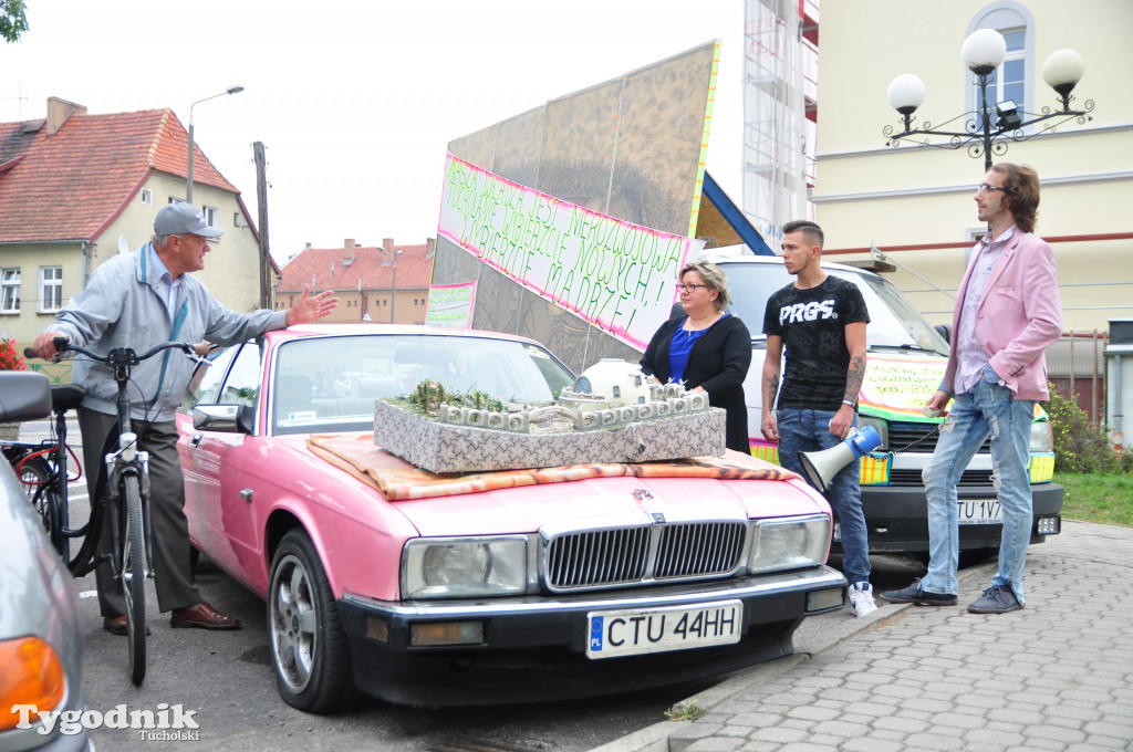 Walczy o dom swoich marzeń - protest UM