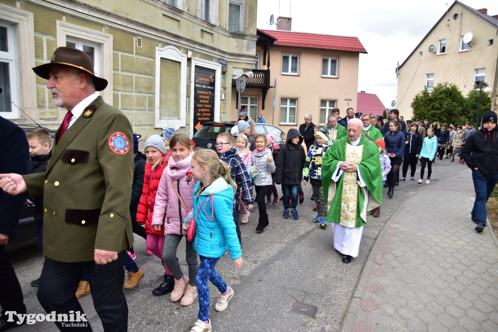 Odłonięcie tablicy w Tucholi