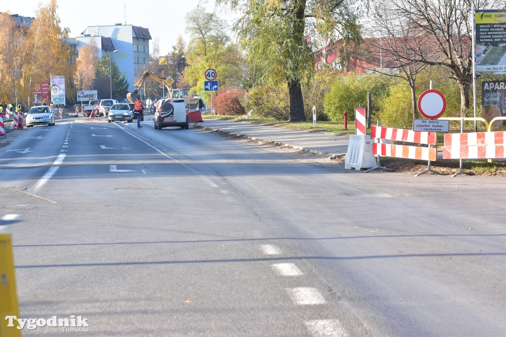 Remont w Tucholi: czas na Warszawską...