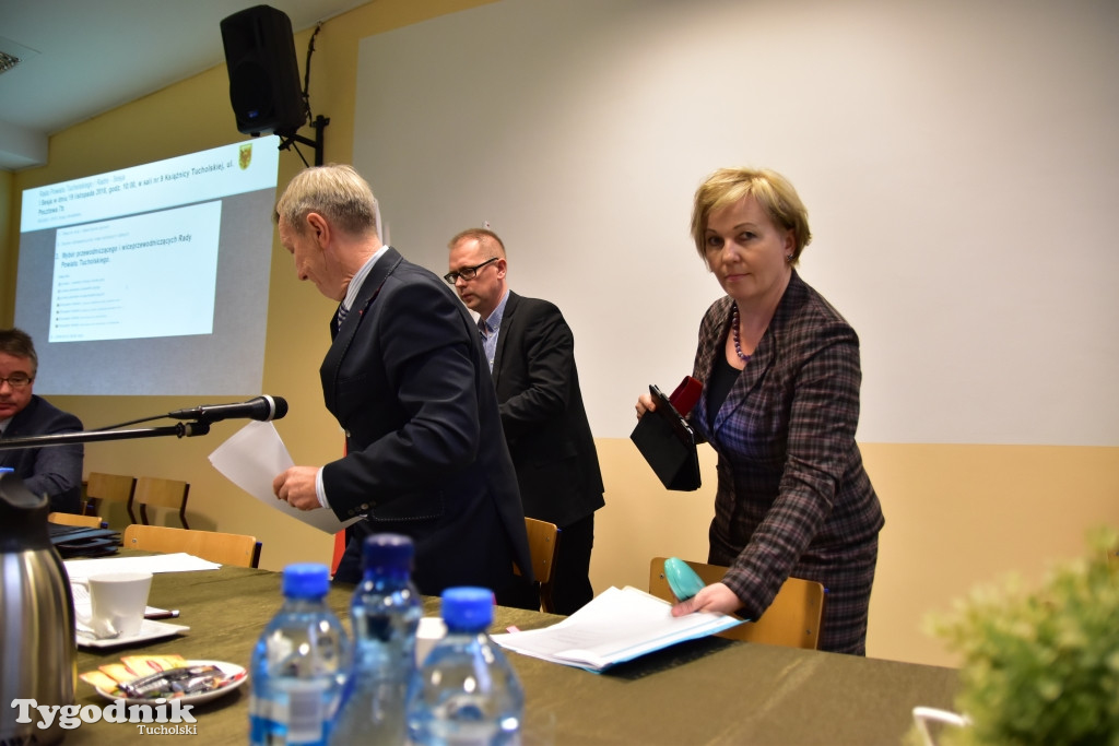 Pierwsza sesja Rady Powiatu Tucholskiego