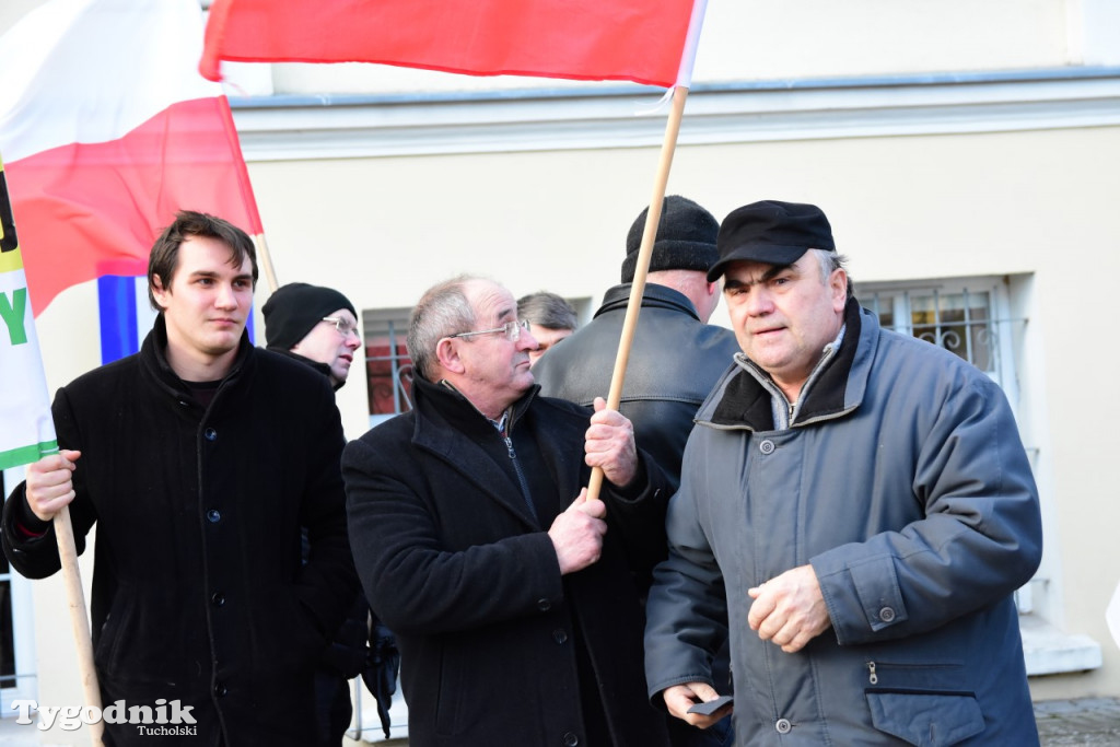 Protest rolników w Tucholi