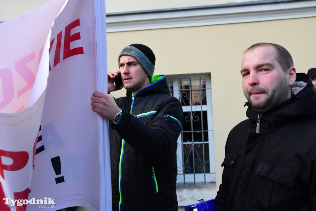 Protest rolników w Tucholi